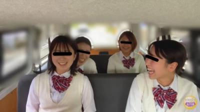 合宿移動車 女学生パニックお漏らし